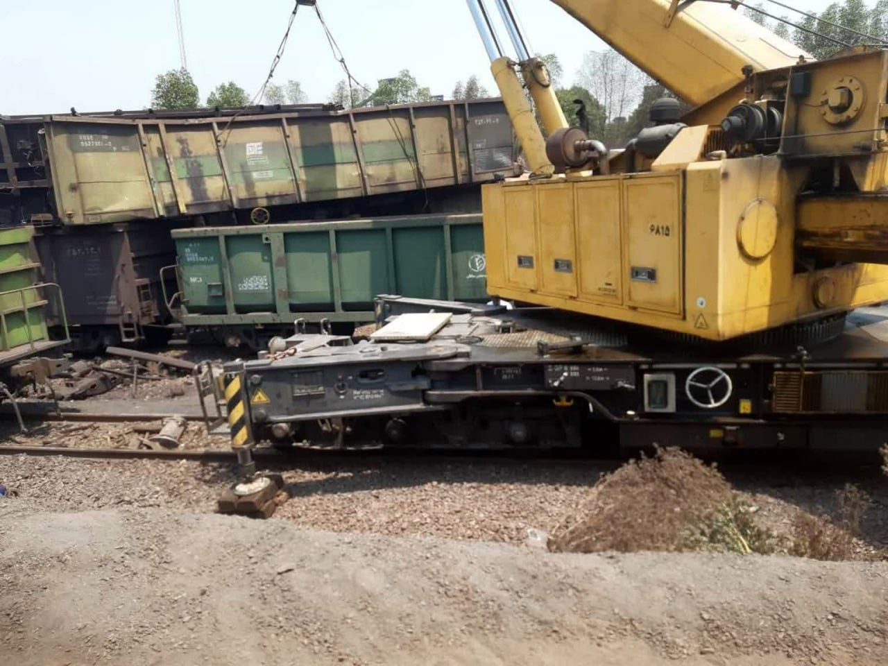 سانحه ریلی قطار بندرعباس